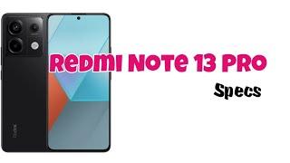 Redmi Note 13 Pro #specs #redminote13pro #redminote13pro5g #redmimobiles #redmi