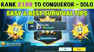 DAY 37 : BEST SURVIVAL TIPS FOR EASY CONQUEROR. SOLO ACE MASTER TO CONQUEROR BEST STRATEGY.