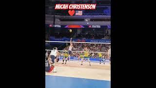 Micah Christenson attacks! #vnl2024 #volleyballworld #micah