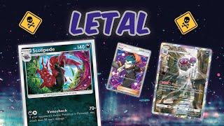 ¡El MEJOR MAZO OSCURO Y SIN EX  ENVENENA con SCOLIPEDE y WEEZING | POKÉMON TCG POCKET