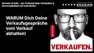 Warum Verkaufsgespräche Dich vom Verkauf abhalten #podcast #verkaufstraining