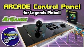 AtGames Legends Pinball Control Panel Setup + Game Play