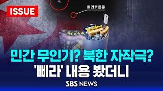 민간 무인기? 북한 자작극?…'삐라' 내용 봤더니 (이슈라이브) / SBS