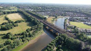 Preston / Park Hotel / Avenham & Miller Park / River Ribble / Lancashire / Drone