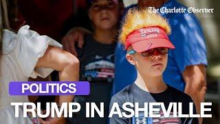 Scenes From Donald Trump's Rally In Asheville, NC