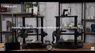 Printing Speed Comparison With and Without Sonic Pad