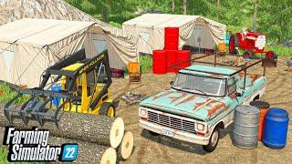 I Start A Off-Grid Farm From $0? | Farming Simulator 22