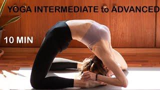 Yoga Intermediate to Advanced /10 min Power Yoga with Sveta Ananda Yoga / Intermediate Vinyasa Flow