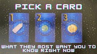 PICK A CARD - What They Most Want You To Know - Their Honest Feelings - Timeless Love Tarot Reading