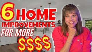 6 home improvement projects which will give you the greatest return for your money.