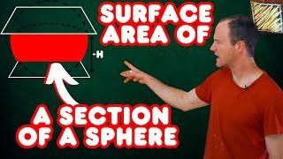 SURFACE AREA of a SPHERE SECTION