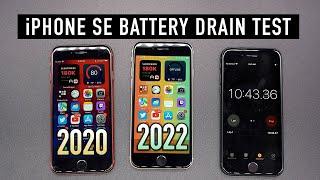 iPhone SE 2022 vs 2020: Battery Life DRAIN Test! *Shocking Results*