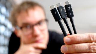 Thunderbolt 5 Kabel: Apple vs. Cable Matters vs. No Name