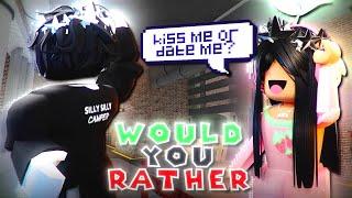 Playing WOULD You RATHER With DARB....