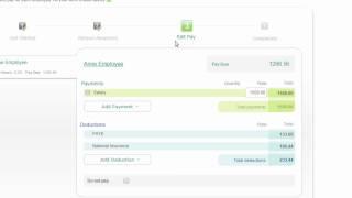 Editing a Payrun in Sage One Payroll