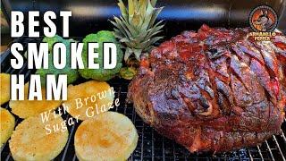 Best Smoked Ham with Brown Sugar Glaze | Royal Gourmet Offset Smoker