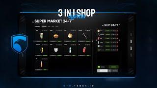 FiveM 3 in 1 Shop - Supermarket, Weapon Shop and Black Market | STG Scripts