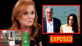 MEG'S YACHT PAST EXPOSED! Sarah Ferguson LEAKED Photos Of Meghan & Epstein On Yacht Days In New Book