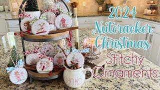 2024 Nutcracker Stitchy Ornaments! (Easy Cross Stitch!)