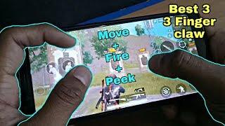 Best 3 Finger Claw Setting | Move + Peek + Fire | Pubg mobile