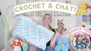 Crochet & Chat / Crochet with Me, Selling Plushies, Unboxing, Shopping Trip!