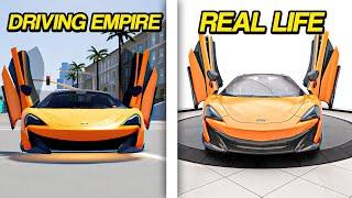 I RECREATED MY CAR COLLECTION IN ROBLOX DRIVING EMPIRE