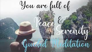 Feel The Peace & Serenity Within You ~ 10 Minute Guided Meditation