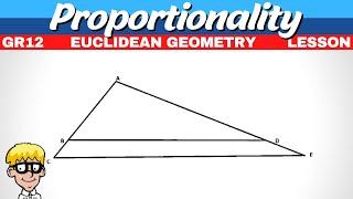 Grade 12 Proportionality Theorem: #1