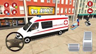 Direksiyonlu Ambulans oyunu 3D #65 American Ambulance Simulator - Ambulans oyunları Android Gameplay