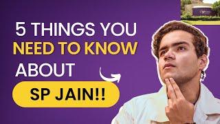 SP JAIN Shocking Facts/Reality | 5 things you need to know about SP Jain | SP Jain Mumbai | SPJIMR