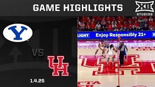 BYU vs. #14 Houston Game Highlights | 2024-25 Big 12 Men’s Basketball