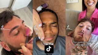 Eyebrows prank on boyfriend|TikTok Compilation