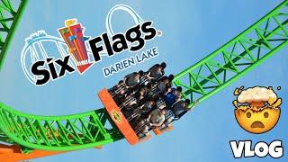 Riding New York’s CRAZIEST Roller Coasters?! Six Flags Darien Lake - Corfu, New York | VLOG [6/9/24]