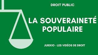 La souveraineté populaire