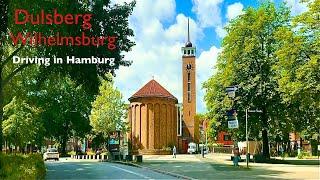 Driving in Hamburg *[Dulsberg ️ Wilhelmsburg]**[4K]*