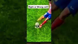 Julian Alvarez disallowed penalty, right call or wrong call by the referee? #Alvarez #madrid #ucl