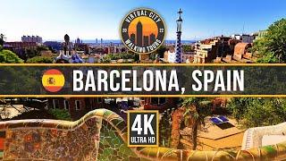  BARCELONA, SPAIN – Park Güell Walking Tour | Exploring Gaudi's Wonderland in 4K