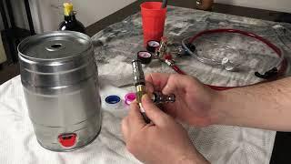 Mini Keg with Ball Lock Tap System