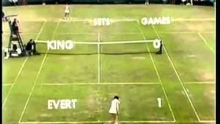 Evert vs King 1971 US Open