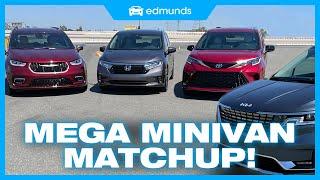 Best Minivan Comparison: Kia Carnival vs. Toyota Sienna vs. Honda Odyssey vs. Chrysler Pacifica