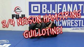 3/4 HAMSTRING GUILLOTINE FROM THE FRONT HEADLOCK W/COACH JOEL BANE! @BJJ.Fanatics
