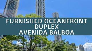 Furnished Oceanfront Duplex Condo For Sale on Avenida Balboa