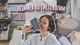 как я сдала экзамен по гистологии | зимняя сессия | 2 курс | учеба в медицинском