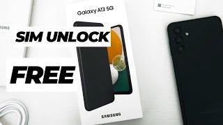 Network Unlock Samsung Galaxy A13 | Invalid Sim Card Fix | Unlock Samsung A13 Carrier