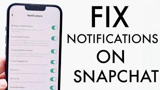 How To FIX Snapchat Notifications Not Working On iPhone! (2022)