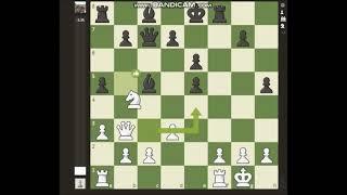 Typical 700 chess match, with 6 blunders