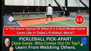 Pickleball! Is This What 3.5 Tournament Pickleball Looks Like? Your Opinion Is Greatly Appreciated!