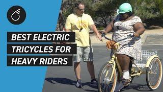 Best Electric Tricycles for Heavy Riders | Heavier Riders Demsonstrated ETrike Riding