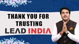 Thank you for trusting Lead India | leadindia.law helps in your legal problems