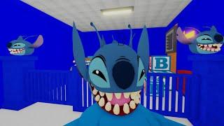 ESCAPE EVIL STITCH MONSTER ! (OBBY) ROBLOX